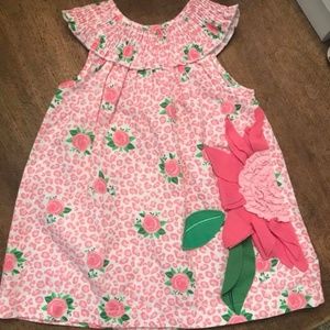 Mud Pie Pink Flower Dress